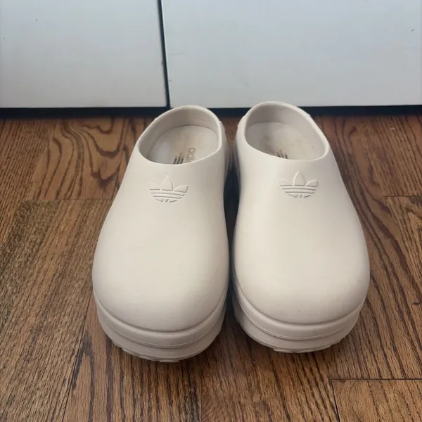Adidas Originals ADIFOAM Stan Smith Mule Clog Slides Women’s SZ 7 Chunky Taupe - Image 2