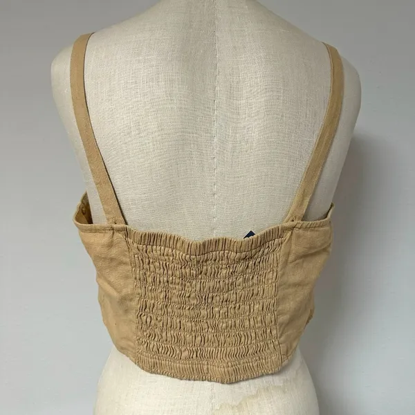 Universal Threads *NEW* Smock Back Tie-Front Crop Tank Top - Image 4