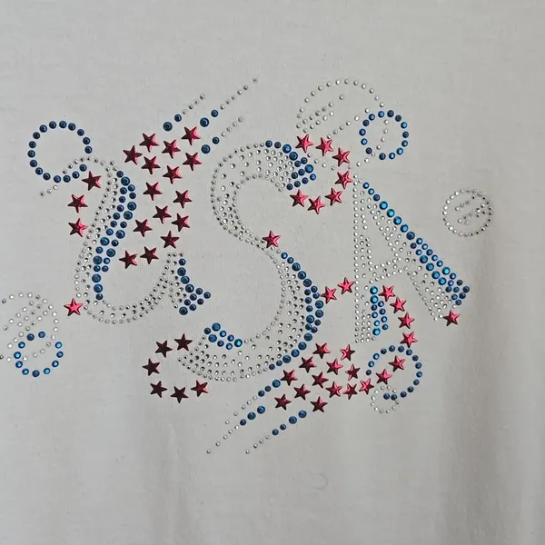 Usa Tshirt Sz Large Red - Image 2