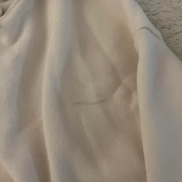 Cream hoodie White - Image 2