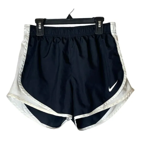 Nike Black And White Dri‎ Fit Inner Brief Running Athletic Shorts Size S - Image 2