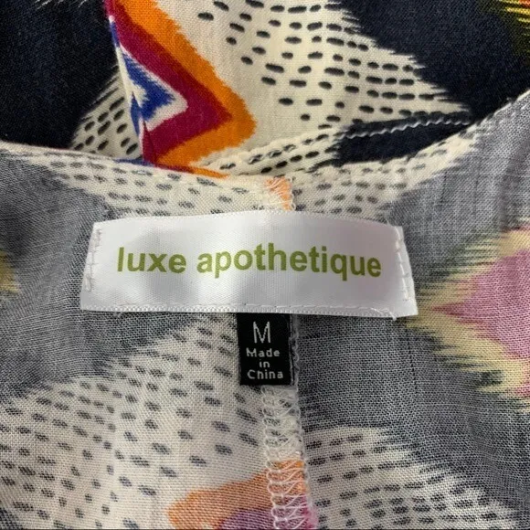Luxe Apothetique Maxi Dress Medium Summer Boho Resortwear Festival Casual - Image 5