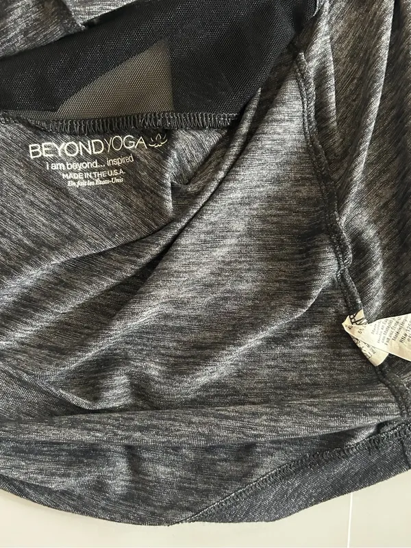 Beyond Yoga a line racerback tank with mesh detail - Image 7