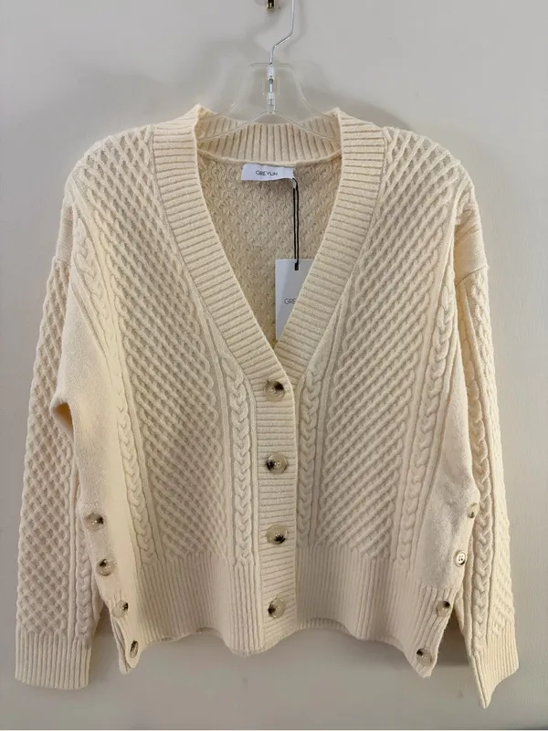 Greylin Vickie Cable Knit Oversized Cardigan Small NWT‎ - Image 7