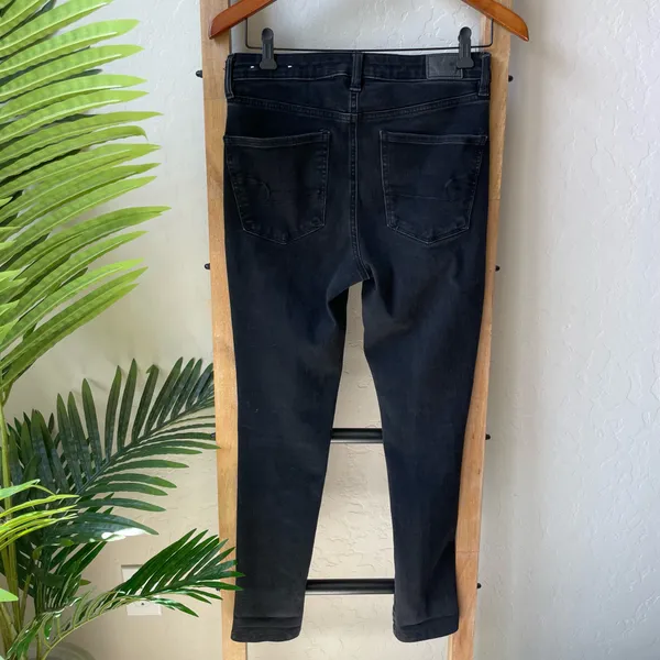 American Eagle Outfitters Black Super High-Rise Skinny Jean Jeggings - Image 4