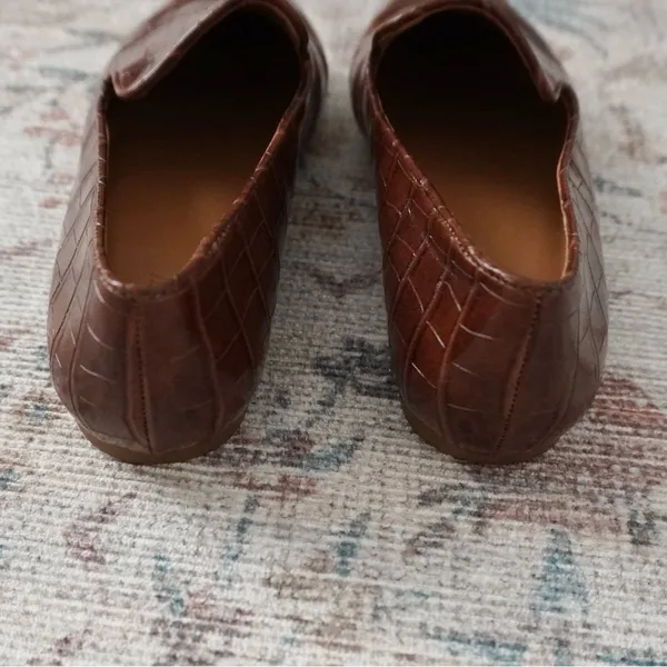 J. Crew Crocodile Embossed Loafers - Image 3