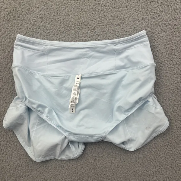 NWT Lululemon Speed Up Shorts High Rise 4" Powder Blue Athletic Women's 6 - Image 7