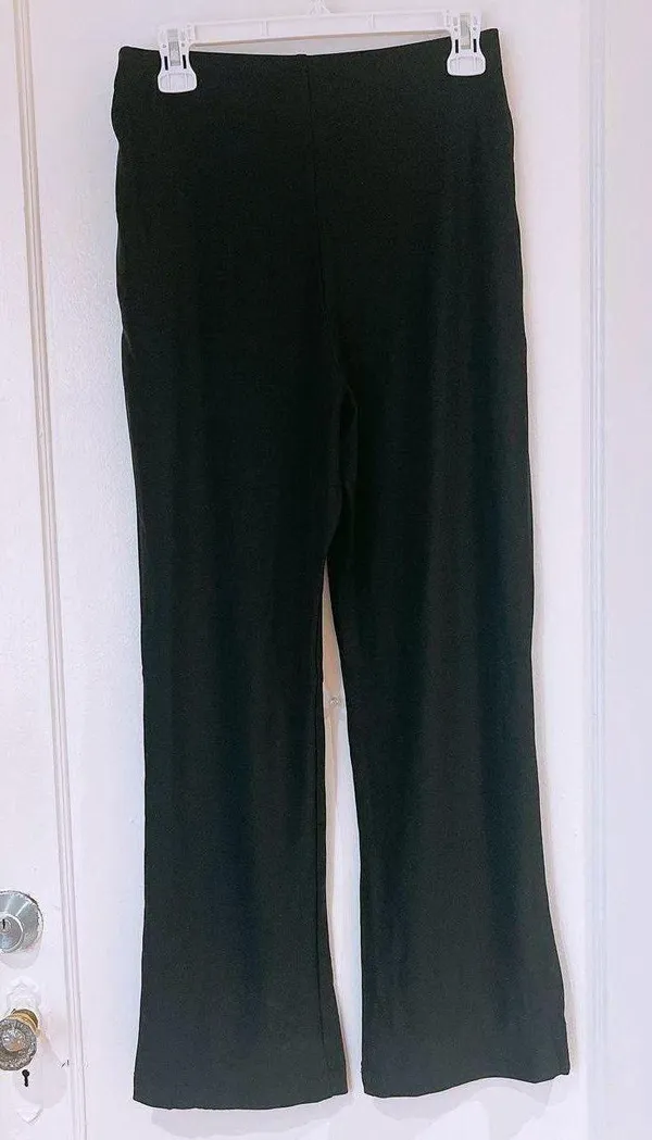 Black Casual Stretch Sweatpants Size L - Image 2