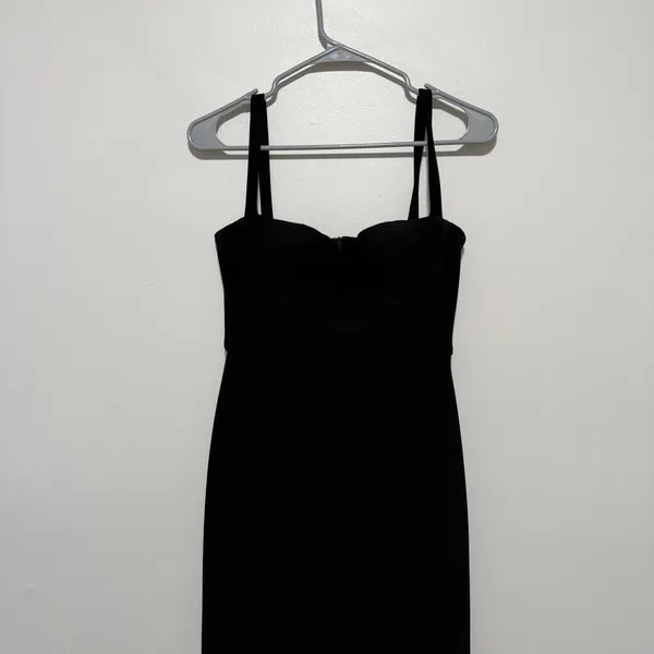 Bec + Bridge Black Bustier Midi‎ Dress Size 4 - Image 3