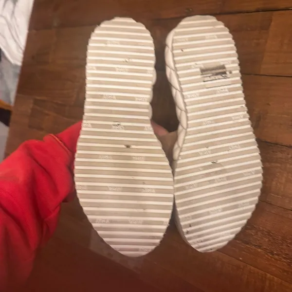 AGL Suede Slide‎ Platform Sandals Tan Size 7.5 - Image 8