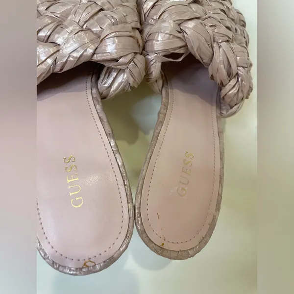 Guess‎ NWOT Women’s Byanna Woven Heels Sandals Size 9 - Image 5