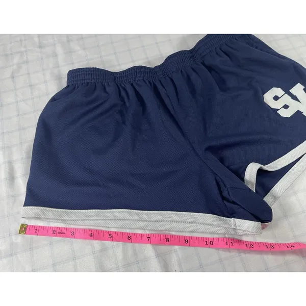 Boxercraft Navy Blue "SV" Mesh Athletic Shorts - Women’s Medium - Image 3