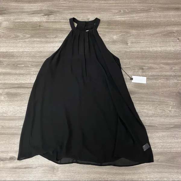 ASTR The Label Black Chiffon Halter Swing Dress Small NWT - Image 6