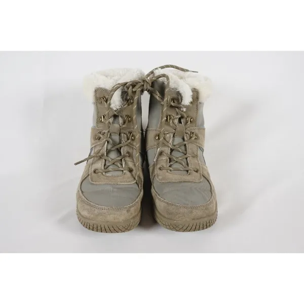 Weatherproof Vintage Boots Women's US 9M Chloe Leather Top Fur trim - Image 2