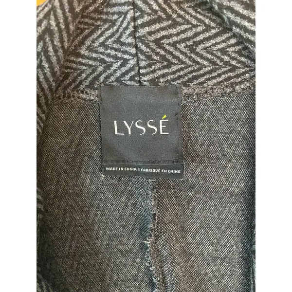 Lysse Herringbone Open Front Cardigan Size S‎ - Image 2