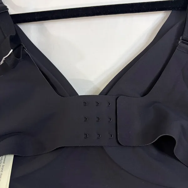VertVie Womens Seamless‎ Wireless Bra Black Molded Cup 2XL New strap extender - Image 6
