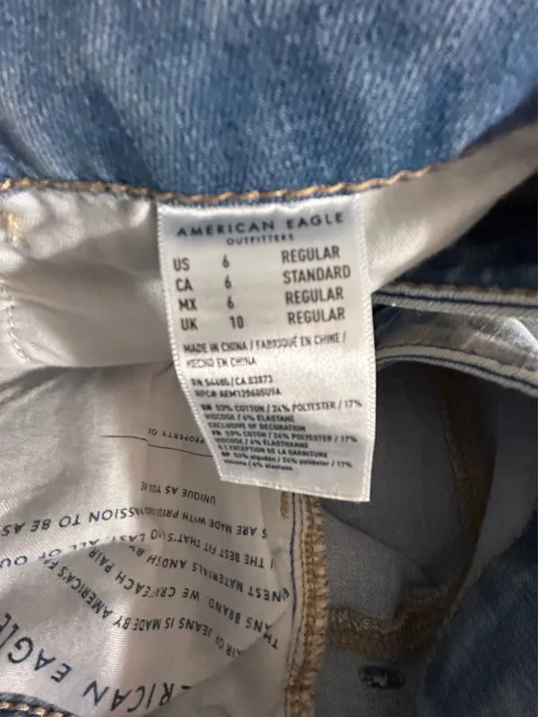American Eagle Stretch Distressed Skinny Jeans - Image 7