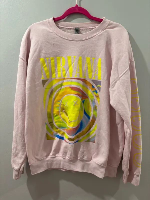 Pink Nirvana Crewneck Size L - Image 2