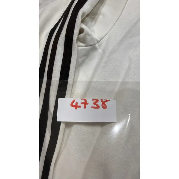 Adidas Originals Real Madrid Track Jacket White Black Full Zip Large 4738 - Image 7