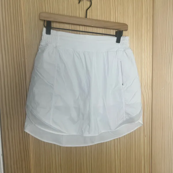 LULULEMON- Hotty Hot High-Rise Skirt Long White Size 8 - Image 2