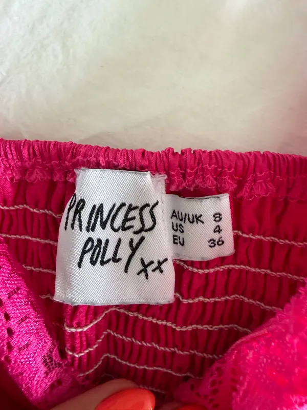 Princess Polly Pink Top Crop - Image 2