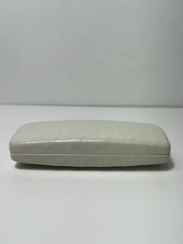 Coach Embossed Logo Large Hard Clamshell Sunglasses Eye Glasses Eyewear Case - Image 5