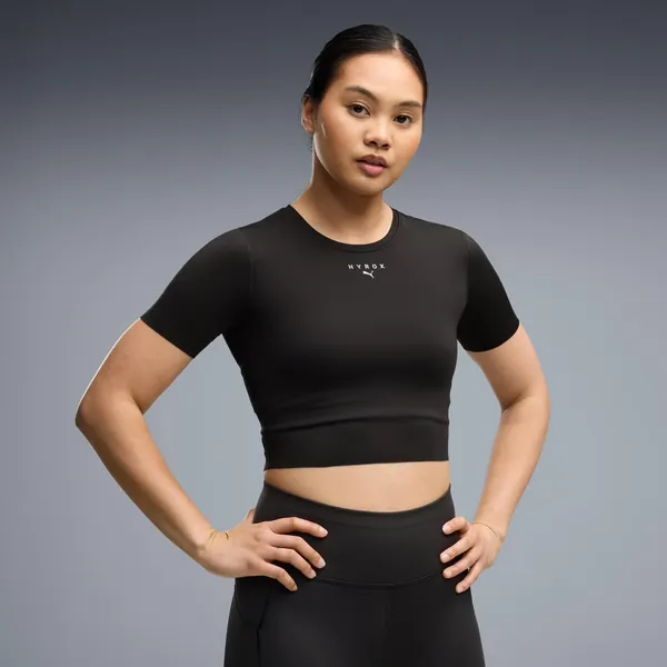 HYROX puma crop top black tshirt small - Image 2