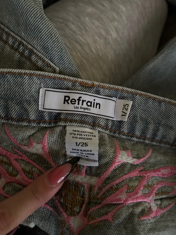 Cute baggy jeans Blue - Image 3