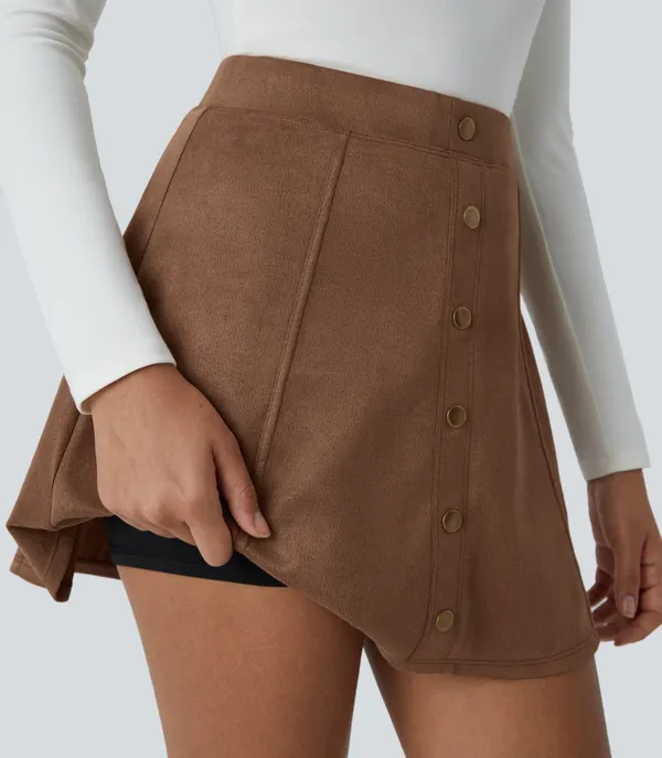 Halara faux suede skirt - Image 2