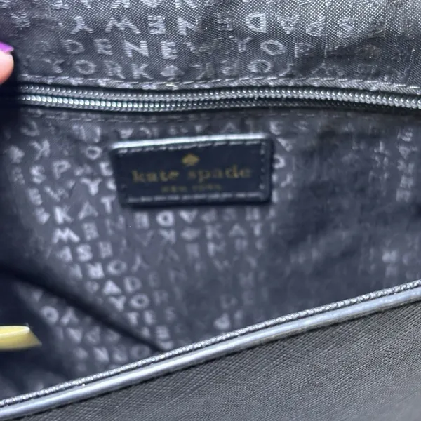 Kate Spade Black Tilden Place Alek Leather Crossbody Bag Great Condition - Image 9