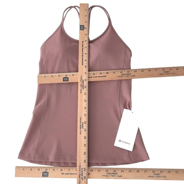 Lululemon Free To Be Tank Everlux Red Dust Sz 6 - Image 9