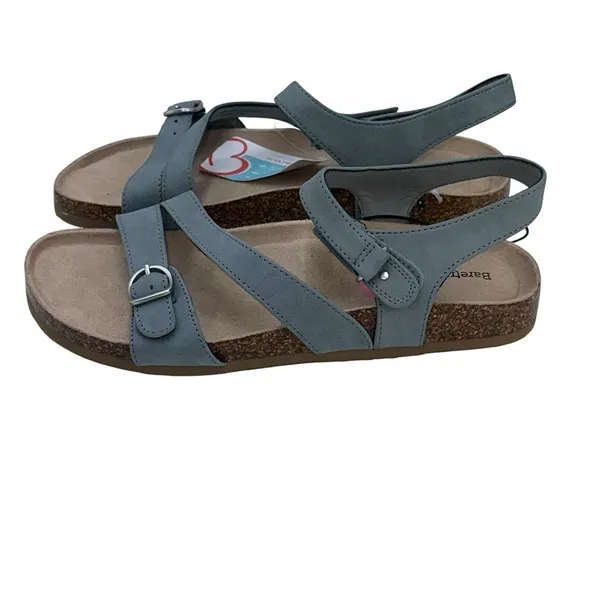 Baretraps Sandals Size 10 M Paddy Grey Hook Loop Closure Arch‎ Support NWT - Image 3