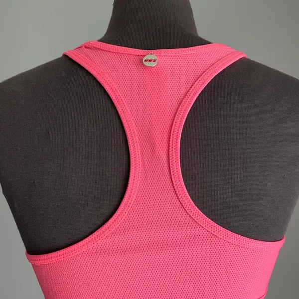 Lorna Jane Sporty Chic Clean Performance Yoga Racerback Tank‎ Top S Pink - Image 7