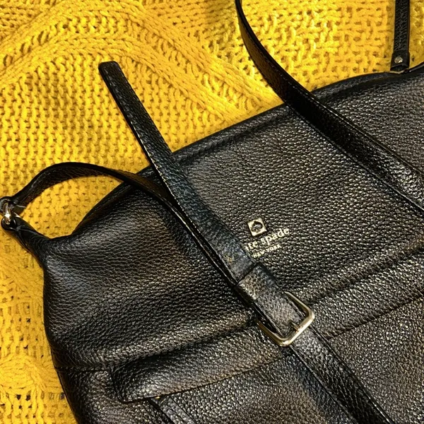 Kate Spade Black Pebbled Leather Crossbody Bag - Image 15
