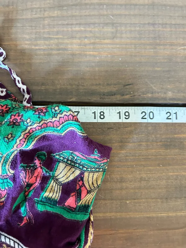 Anthropologie RAGA Boho Printed Maxi Dress | Tiered Sleeveless Slip Dress | Women's Size Small - Image 5