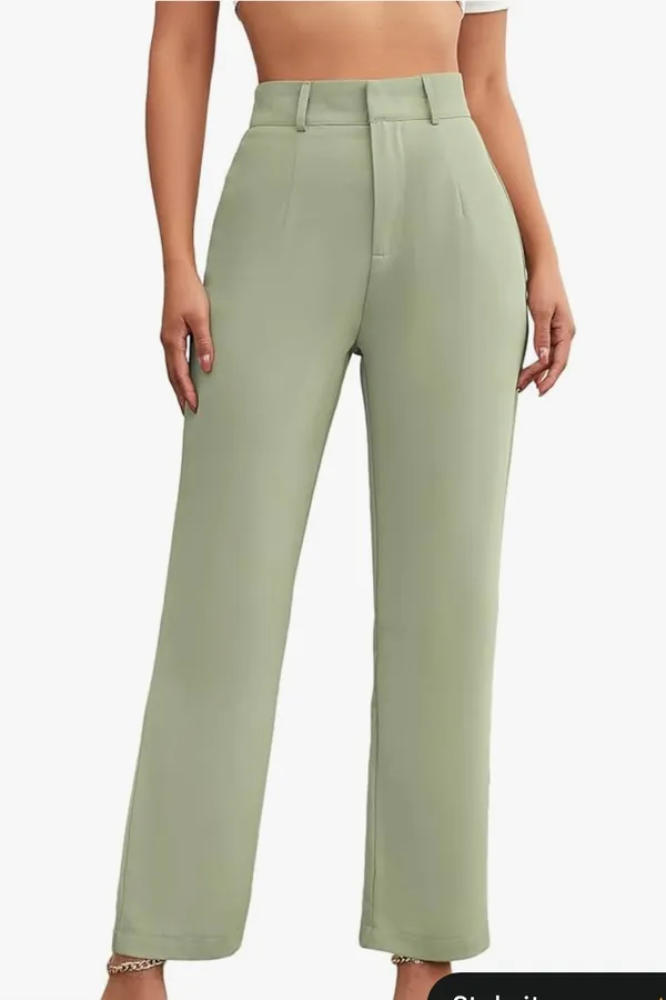 Sage green pants Size M - Image 2