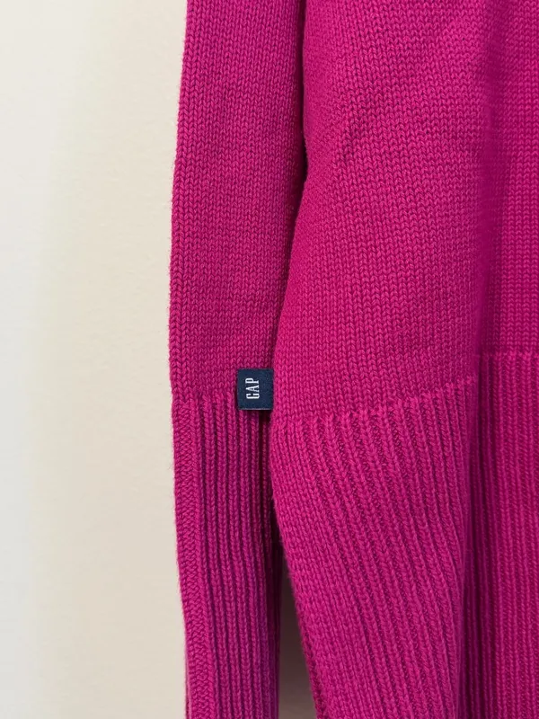 NEW GAP Knit Sweater Women's Size Medium NWT Pink Purple - Image 6