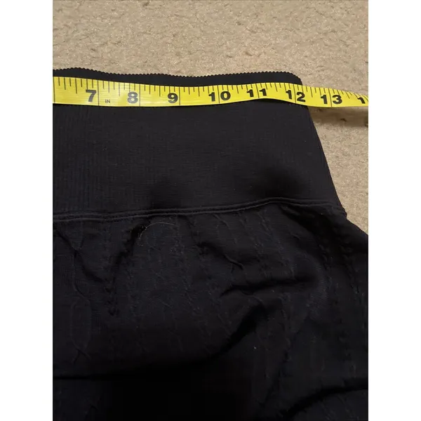 Alo Yoga Leggings Black XS Geometric Diamond Pull On Gym Urban Streetwear Baddie - Image 5