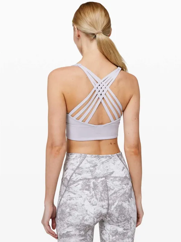 Women’s Lululemon Free To Be Moved Bra Silver Lilac Size 6 - Image 2