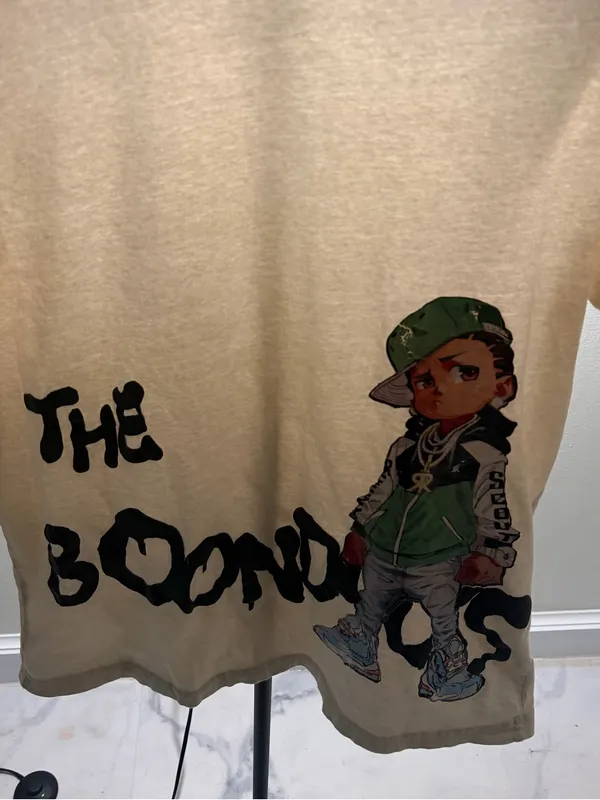 The Boondocks Kids Cream Graphic Tee with Green Character Print - Image 2