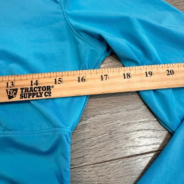 Athleta Blue Hot Shot Performance Pullover Quarter Zip Size Small S‎ - Image 7