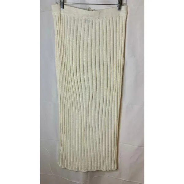 NWOT Beach To Night Midi Skirt by Free People FP Beach sz. Small in Cream - Image 4