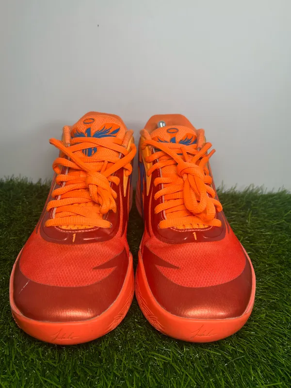 Puma MB.01 LaMelo Ball Orange GS 6Y Basketball Shoes Youth Men 6 Women 7–7.5 EU 38 - Image 2