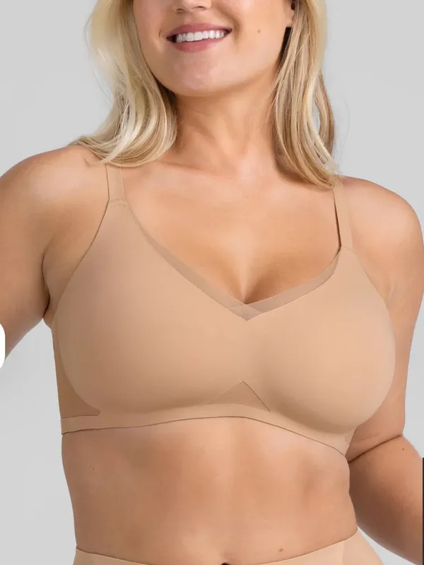 Honeylove XL 36D/DD (E) Ultra Light Foam Cups Crossover Bra - Image 2