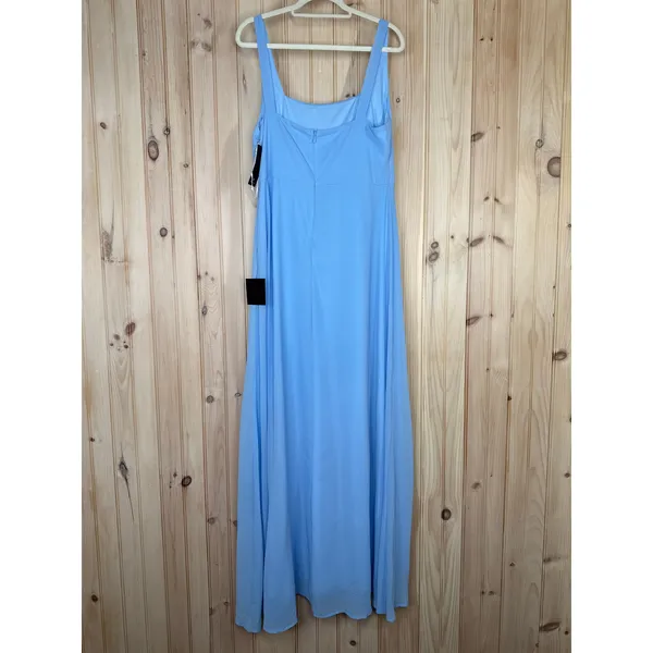Lulus Remarkable Arrival Powder Blue Sleeveless Maxi Dress Holiday Gala Medium - Image 5