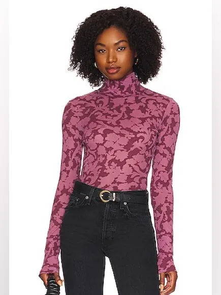 Free People You And I Long Sleeve Acai Size Large NWOT - Image 2