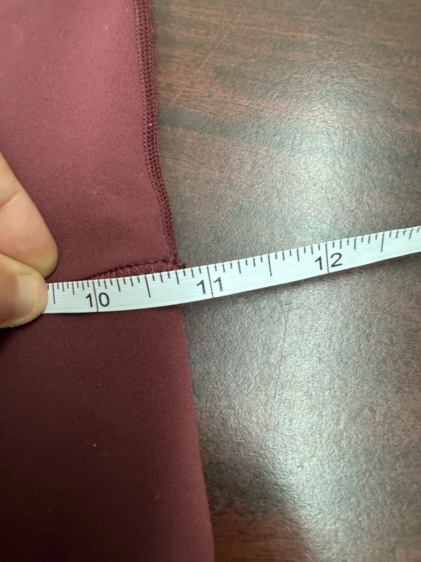 Lululemon Burgundy Leggings Size 0 - Image 4