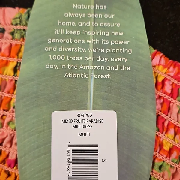 💕FARM RIO💕 Mixed Fruits Paradise Midi Dress ~ Small S NWT - Image 16