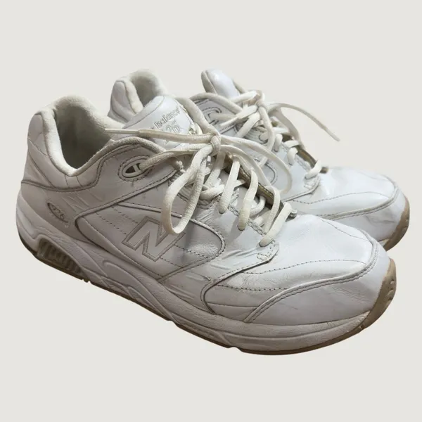 3170 | New Balance 926 Leather Walking Shoe White Dad Shoe Normcore Women 10.5 D - Image 2