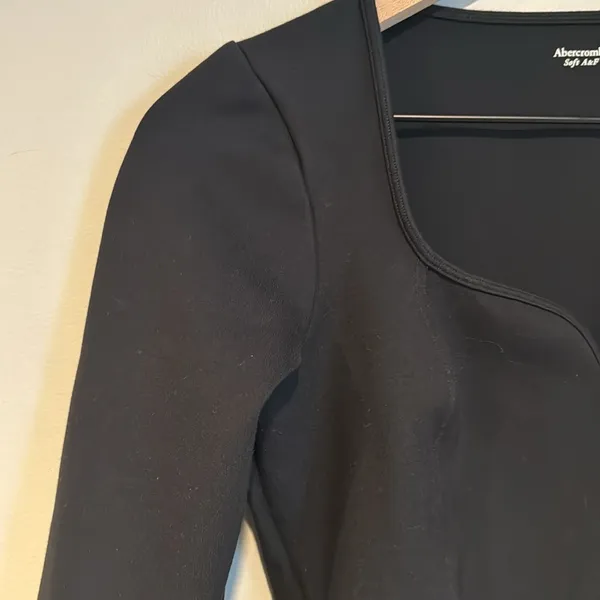 Soft AF Long sleeve Ponte Sweetheart Bodysuit. M - Image 3